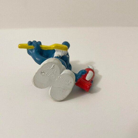 Smurfs Toothpaste Smurf Toothbrush Figure Toy Schleich Peyo - Picture 5 of 13